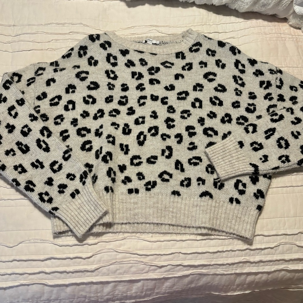 Subdued cheetah sweater